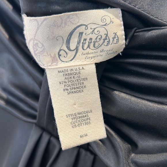 Black silky strapless top - Picture 3 of 3